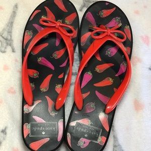 KATE SPADE sandal size 9 with chili’s design